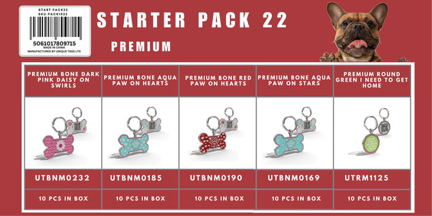 Starter Pack 22 Premium Tags