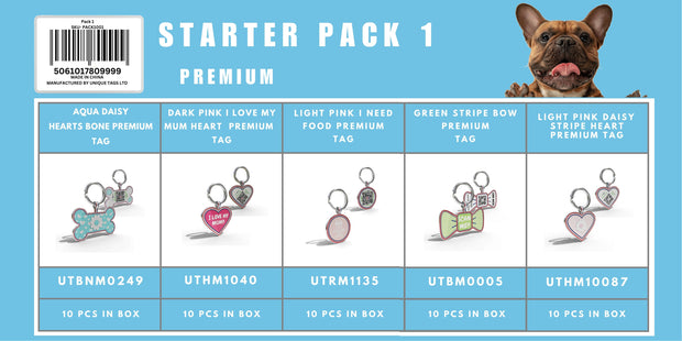 Starter Pack 1 Premium Tags