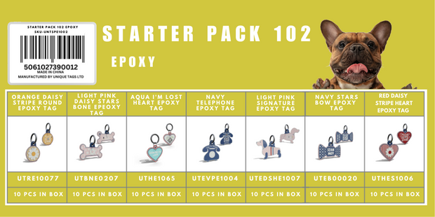 Starter Pack 102 Epoxy Tags