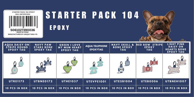 Starter Pack 104 Epoxy Tags