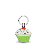 Green Cupcake Shaped Engravable Tag