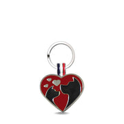 Red Friends Heart Shaped Pet Engravable Tag