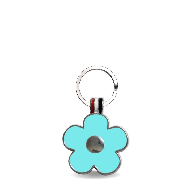 Lucky Clover Aqua Engravable Tag