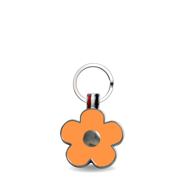 Lucky Clover Orange Engravable Tag