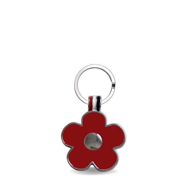 Lucky Clover Red Engravable Tag