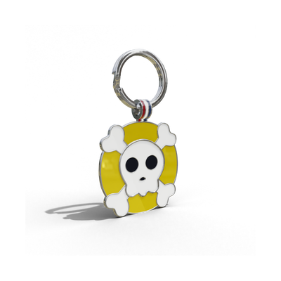 Skull Tag Yellow