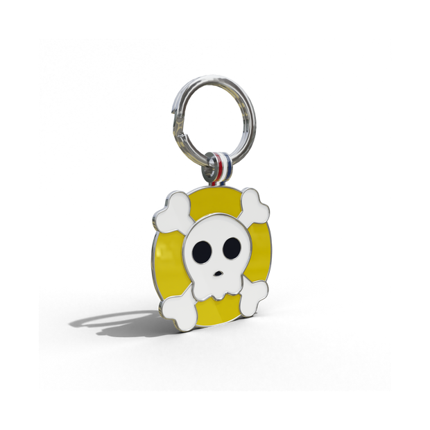 Skull Tag Yellow