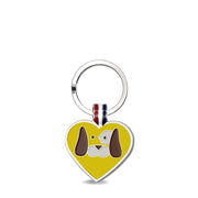 Yellow Heart Pet Engravable Tag