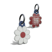 Daisy Shaped Red Epoxy QR Tag