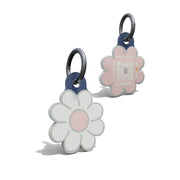 Daisy Shaped Light Pink Epoxy QR Tag