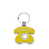 Yellow Telephone 'Call My Peoples" Engravable Tag