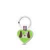 Green Heart Pet Engravable Tag