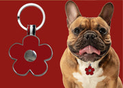 Lucky Clover Red Engravable Tag