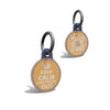 Orange Take Me Out Round Shaped Epoxy QR Tag