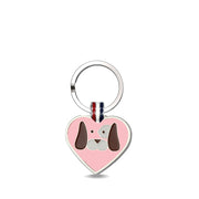 Light Pink Heart Pet Engravable Tag