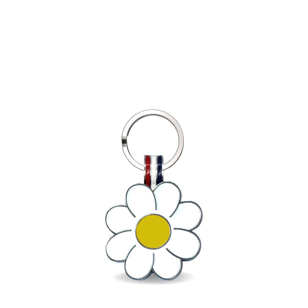 Yellow Daisy Shaped Engravable Tag