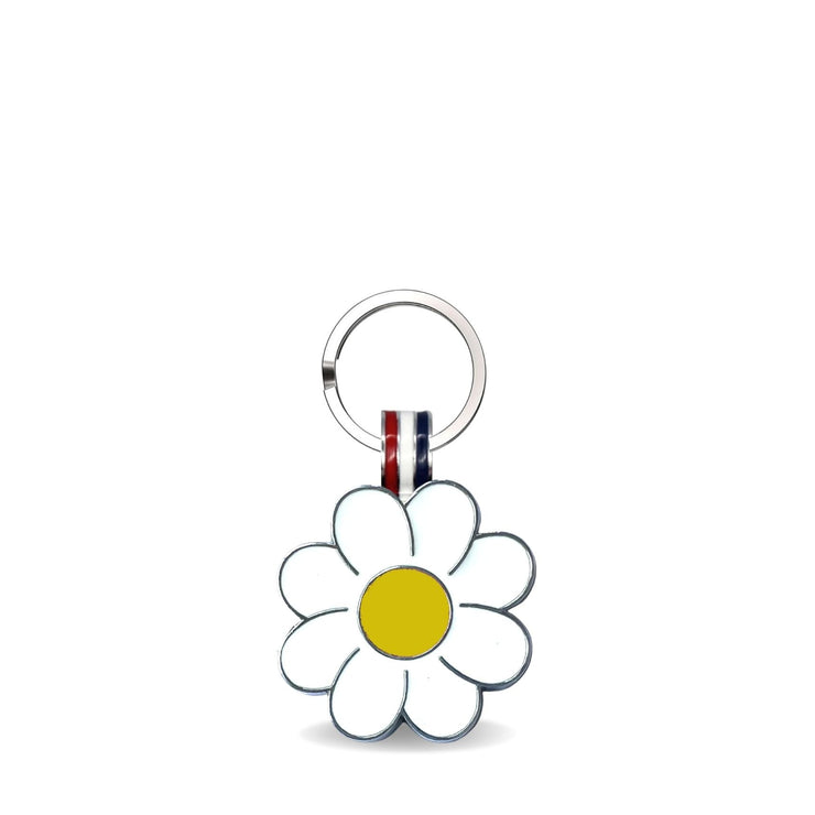 Yellow Daisy Shaped Engravable Tag