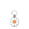 Orange Daisy Shaped Engravable Tag