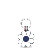 Navy Daisy Shaped Engravable Tag