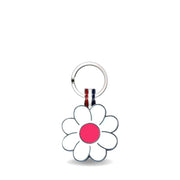 Dark Pink Daisy Shaped Engravable Tag