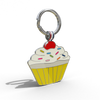 Yellow Cupcake Shaped Engravable Tag