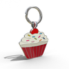 Red Cupcake Shaped Engravable Tag