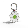 Green Daisy Shaped Engravable Tag