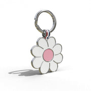 Light Pink Daisy Shaped Engravable Tag