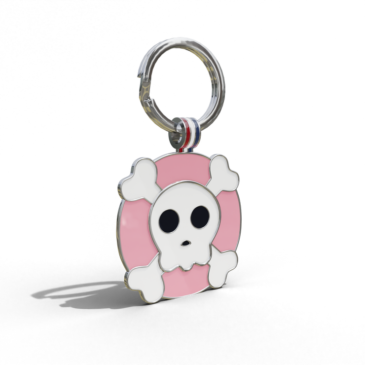 Skull Tag Light Pink