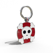 Skull Tag Red